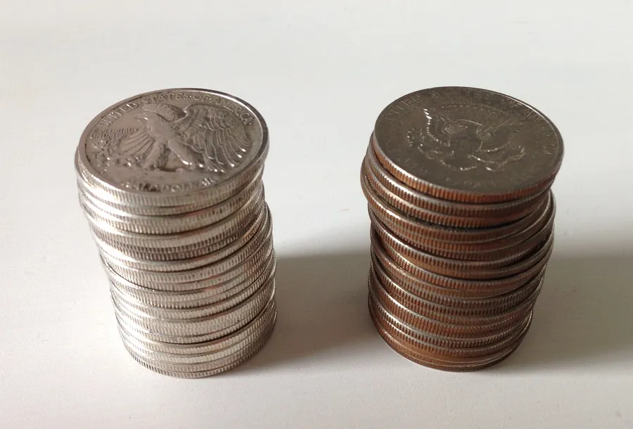 silver price half dollars