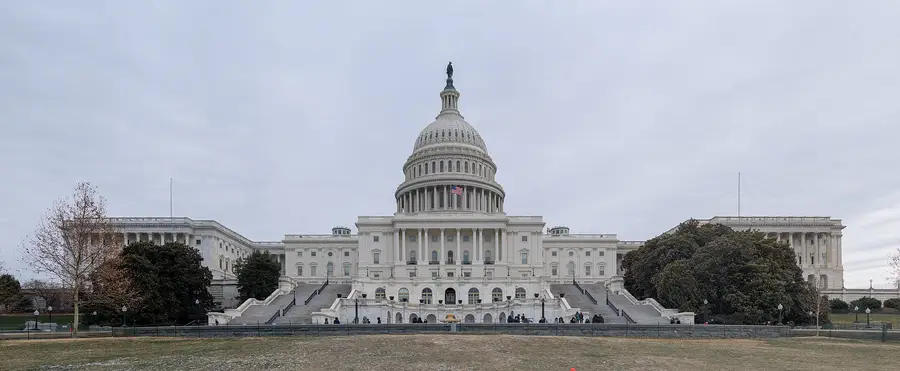 West front of the United States Capitol, a photograph with no prices or odds