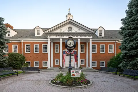 Kenilworth Municipal Building in Kenilworth, New Jersey, the borough where CoreWeave is building its NEST 11 data centre