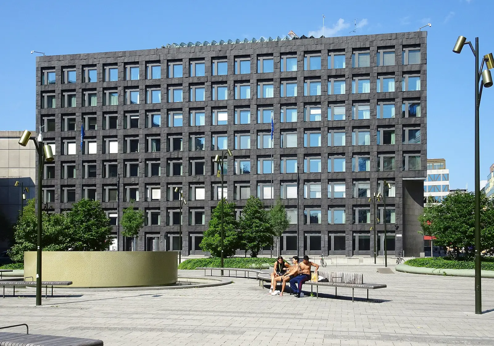 The Riksbank building at Brunkebergstorg in Stockholm