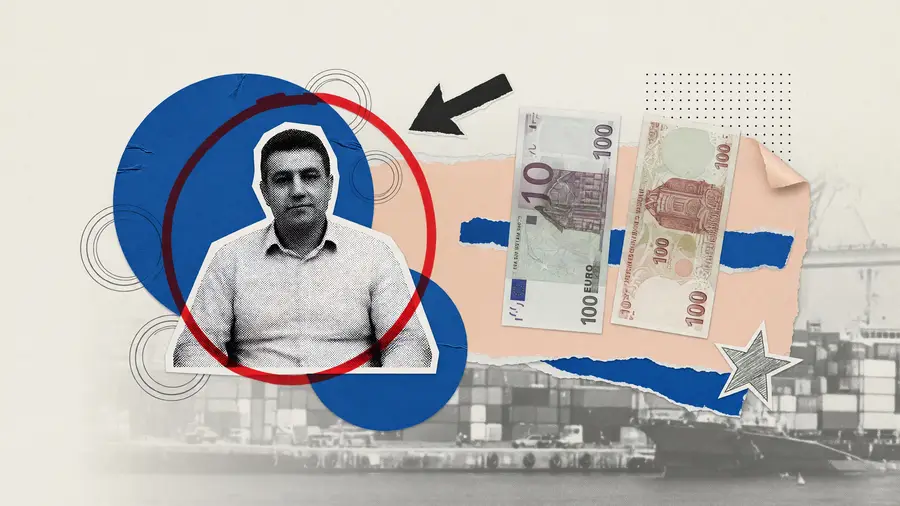 A euro banknote and a Turkish lira banknote side by side, for an EUR/TRY price scenario