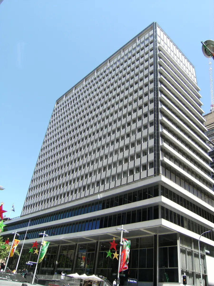 Exterior of the Reserve Bank of Australia building on Martin Place, Sydney