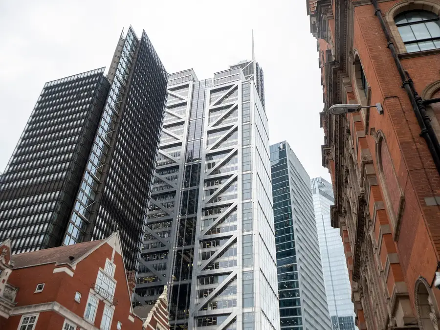 Office towers along Bishopsgate in the City of London, the street of FXCM Group's stated headquarters