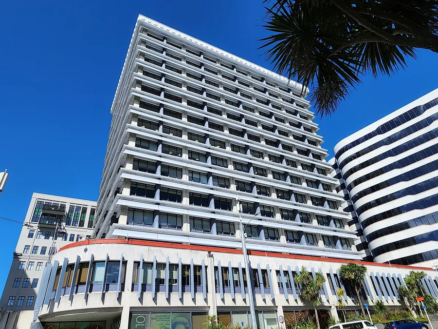 The Reserve Bank of New Zealand building on The Terrace in Wellington
