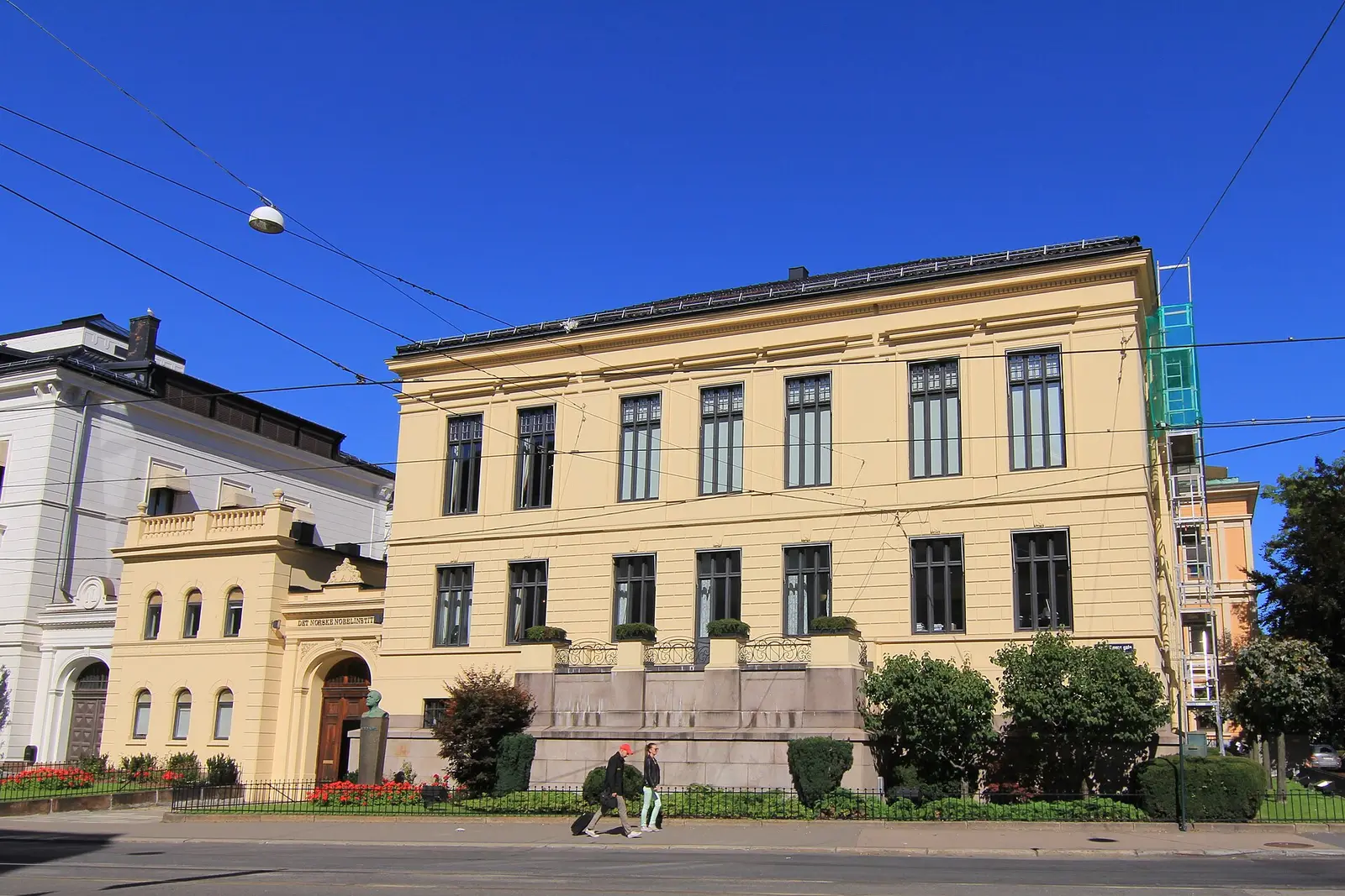 The Norwegian Nobel Institute on Henrik Ibsens gate in Oslo, where the Nobel Peace Prize is announced each October