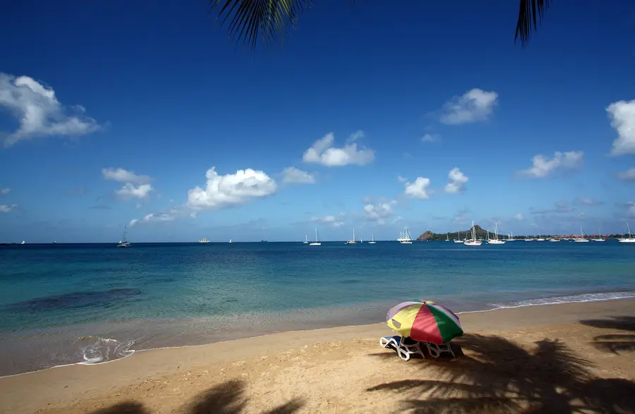 Rodney Bay in Gros Islet, Saint Lucia, the bay named as the legal address of Versustrategy Inc. in the Octa customer agreement.
