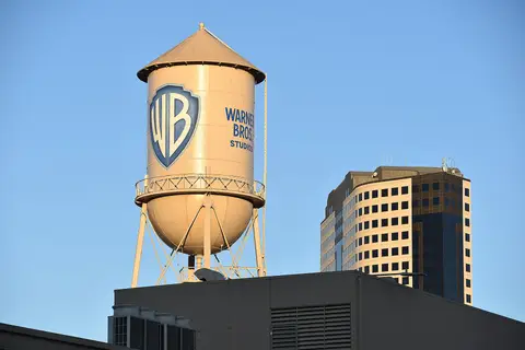 Warner Bros. Studios water tower in Burbank, California