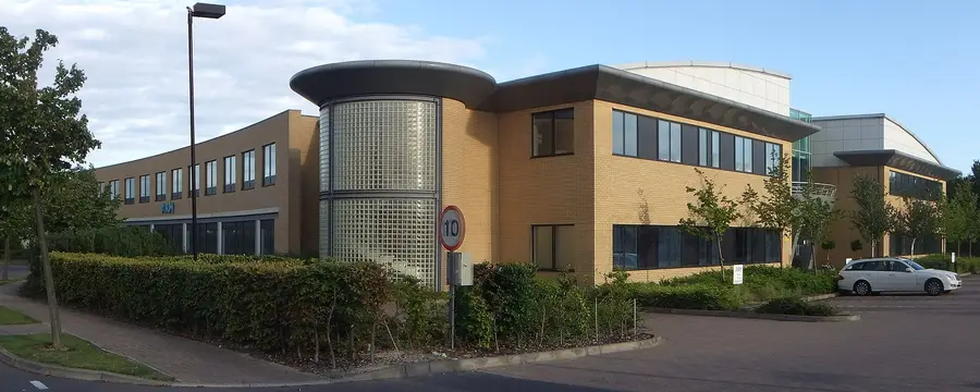 Arm Holdings office building at Peterhouse Technology Park in Cambridge, England