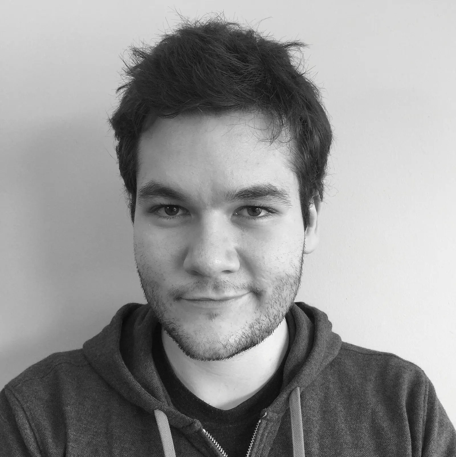 Black and white portrait of Juan Benet, the computer scientist who founded Protocol Labs, the company behind IPFS and Filecoin