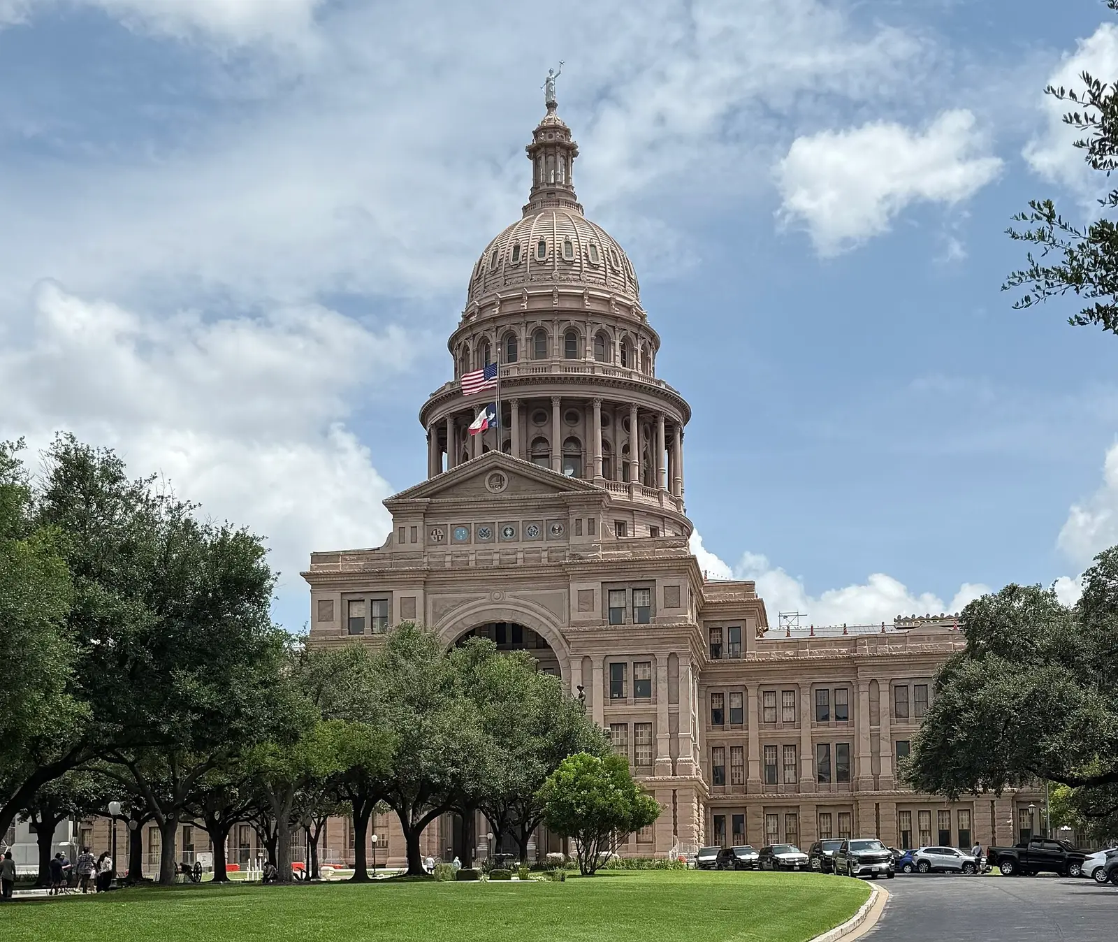 The Texas State Capitol in Austin, photographed on 2 July 2025