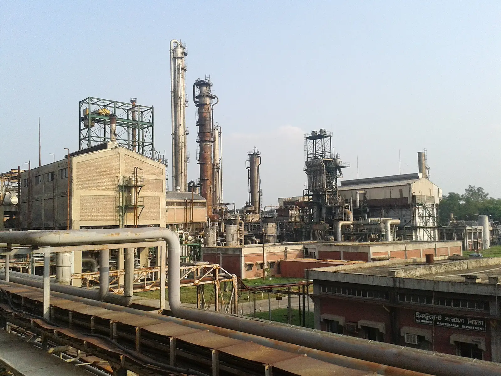 Urea process plant at Urea Fertilizer Factory Limited in Palash, Bangladesh