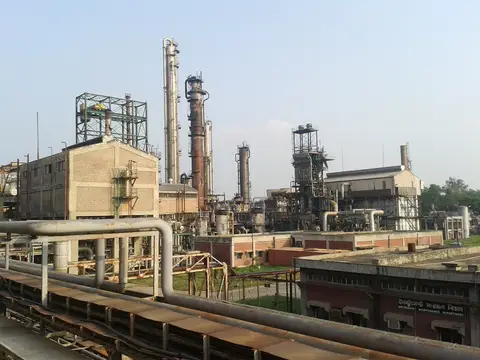 Urea process plant at Urea Fertilizer Factory Limited in Palash, Bangladesh