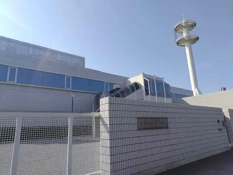 KDDI Chikura cable landing station in Japan, photographed on 9 April 2025